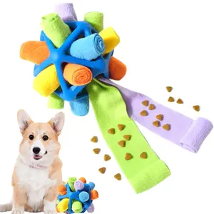 CIIVURR Interactive Snuffle Ball Dog Toys Upgraded Portable Dog Enrichment Chew Toys Encourage Natural Foraging Skills Training Puzzle Feeders Toy Pets