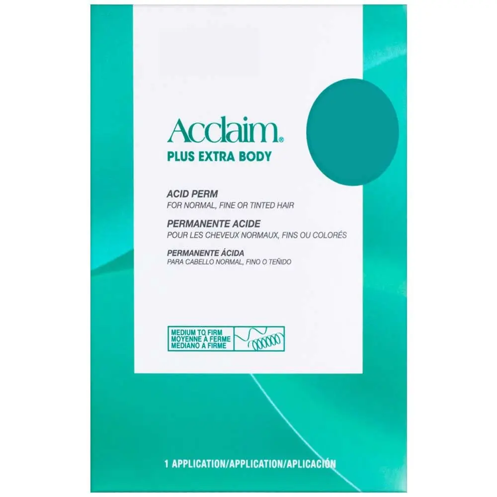 Zotos Acclaim Plus Extra Body Fragranced Collagen Blend Acid Perm Lotion for Normal, Tinted or Fine Hair
