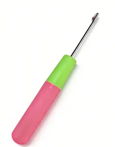 0.5mm Double-ended Crochet Hook Specially Designed for Wigs and Hair Extensions Highly Efficient for Weaving and Splitting Gentle on Hair Strands A hand-crocheting Tool