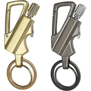 2 Pack A stylish and functional keychain for outdoor adventures that is designed to hold multiple keys and serve a variety of purposes.