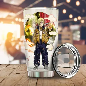 [Anime Cups - Sale Up To 35%] Sanji Tumbler Cup, One Piece Anime Character Cup, Cook Design, Anime Car Accessory, Gift for Anime Lovers and One Piece Fans