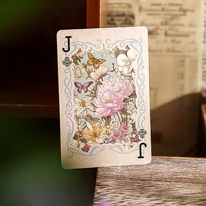 Vintage Floral Theme Secret Garden Series Playing Cards, 55 Cards Per Box, Collectible Card Game, Perfect for Gaming Enthusiasts