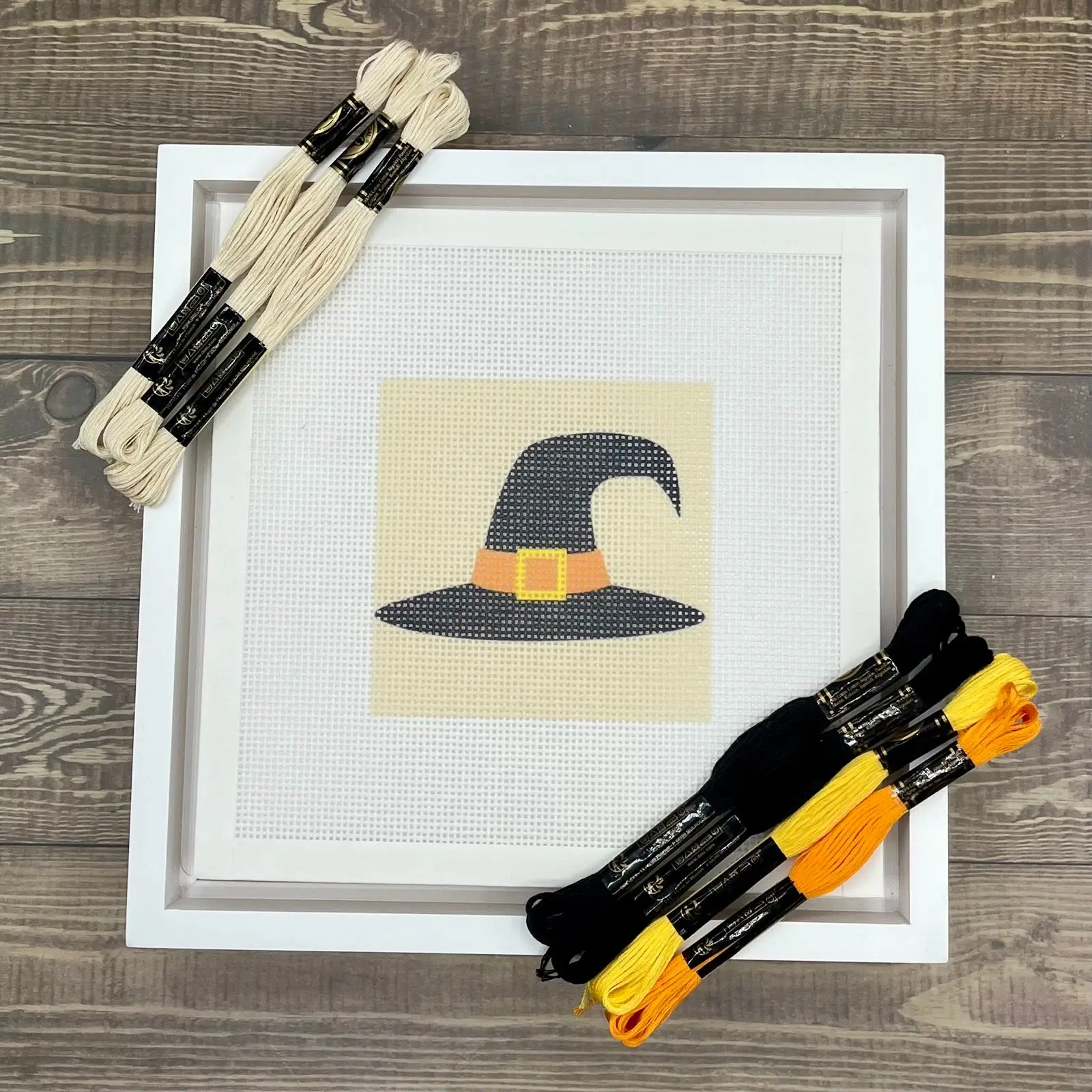 Halloween Witches Hat Needlepoint Design