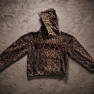 Rhinestone Cheetah Print Hoodie