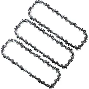 3PC 6 Inch Chainsaw Chain for Milwaukee 2527-20 M12 Fuel, Replacement Chain for Craftsman CMCCSL621D1-3/8" - .043" - 28 DL