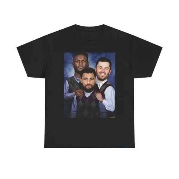 Step Brothers T Shirt Featuring Mike Evans, Baker Mayfield, And Chris Godwin For Tampa Bay Bucs Fans Tshirt Classic Cotton