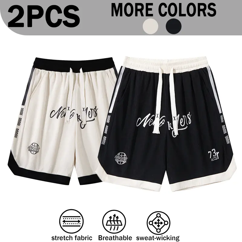 Summer new sports shorts men's loose running sports breathable casual versatile shorts