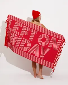 Pool Towel - Sweet Chili Heat/Sand