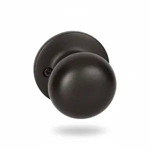 Bedford Dummy Door Knob, Matte Black