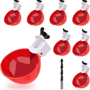 Automatic Chicken Waterer - Large Capacity Poultry Drinker with Mounting Tools for Chickens, Ducks, Geese & Turkeys