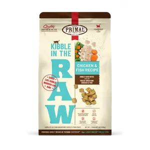 Kibble in the Raw Cat Food - Chicken & Fish Recipe