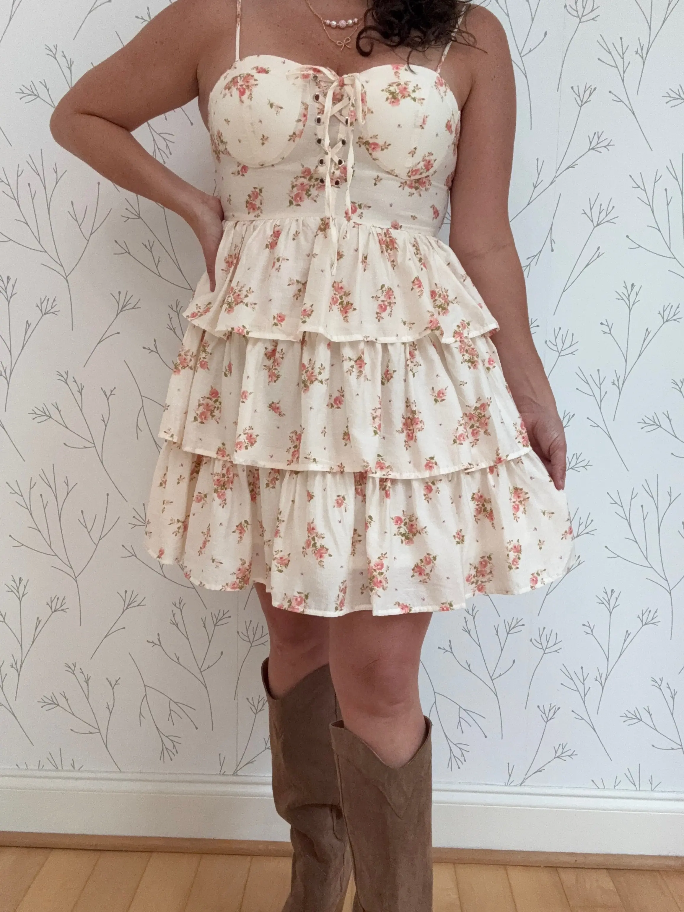 portia denim mini dress Rautha Denim Mini Dress Mid Wash Petite