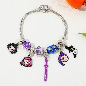 DIY Korean Style Charm Bracelet - Cute Pendant Jewelry, Adjustable Fashion Accessory for Girls, Teens & Women