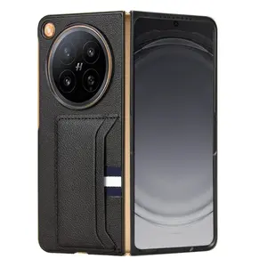 Oppo Find N6 N5 N3 Foldable Phone Case, Blue Texture, Card Slot, Anti-Dirt, Non-Slip Protection Shell, Trendy Design