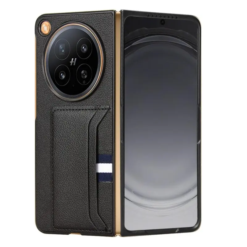 Oppo Find N6 N5 N3 Foldable Phone Case, Blue Texture, Card Slot, Anti-Dirt, Non-Slip Protection Shell, Trendy Design, Stylish Shockproof Shell
