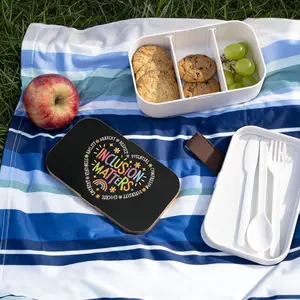 "Inclusion Matters" — Colorful Bento Lunch Box