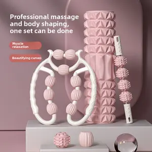 Foam Roller Slimming Leg Artifact Roller Muscle Relaxer Leg Beauty Massage Equipment Sports Fitness Yoga Massage Stick