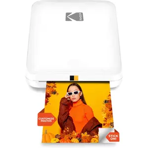 Kodak Step Slim Mobile Color Instant Photo Printer 2x3”, Compatible with iOS and Android