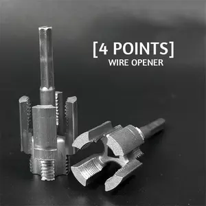 Home Integrated Internal External Thread Cutting Tool Set, Universal Electric Drill Tap Tool, Suitable for Ppr Pe PVC Pipes Metal Materials
