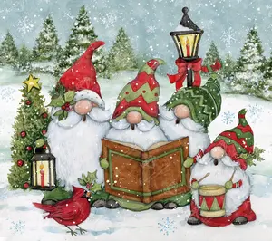 Gnome Carolers Diamond Painting Kit