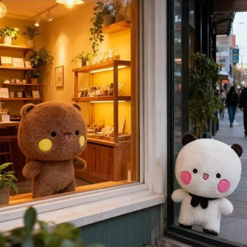 Cute Bear Bubu Dudu Panda Plush Toys Fun Panda Yier Dolls Pillows Children'S Gift Collection Plushie Doll Ornaments X-mas Gift