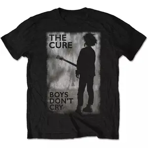 The Cure T Shirt Boy'S Don'T Cry Black Mens Classic Rock Band T-Shirt Cotton Fabric