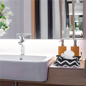 2pcs Portable and Refillable Wet Wipe Dispenser with Lid - Durable, Hygienic Tissue Holder for Travel & Home, Versatile Accessory EVA wet wipe bag black and white zipper sealed waterproof bedside table car hanging bag wet wipe bag