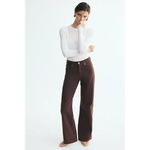 H&M Wide High Waist Jeans