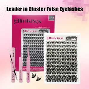 Bubble | Voluminous Queen Lashes | Unstoppable  You've Been Waiting For | Lashes with Ultra-Dense, Waterproof, Long-Lasting Lashes | Volume Style | Beginner-Friendly DIY Lashes for a Flawless | Trendy & Must-Have Clusters