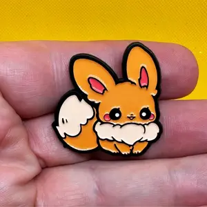 Chibi Eeveeloutions Enamel Brooch Pin Adorable Eeveeloution Design Vibrant Set