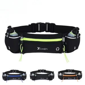 Outdoor sports fanny pack Fitness multi-functional kettle bag Close-fitting running mobile phone fanny pack Marathon bag Hydration Running Belt