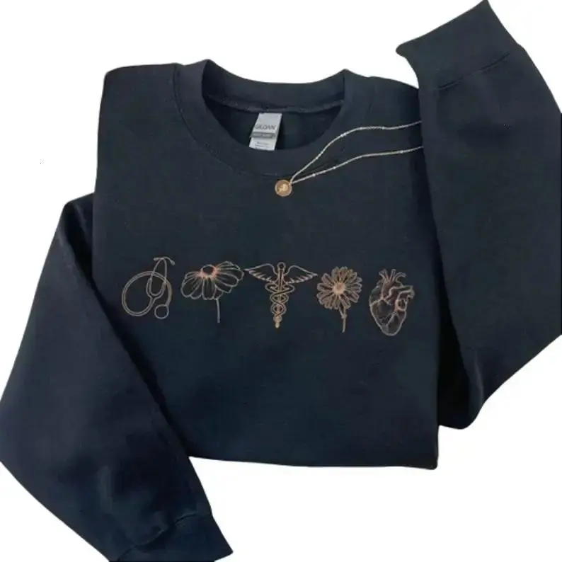 Medical Sweatshirt – Minimalist Nurse & Doctor Shirt, Cute RN Gift Tee