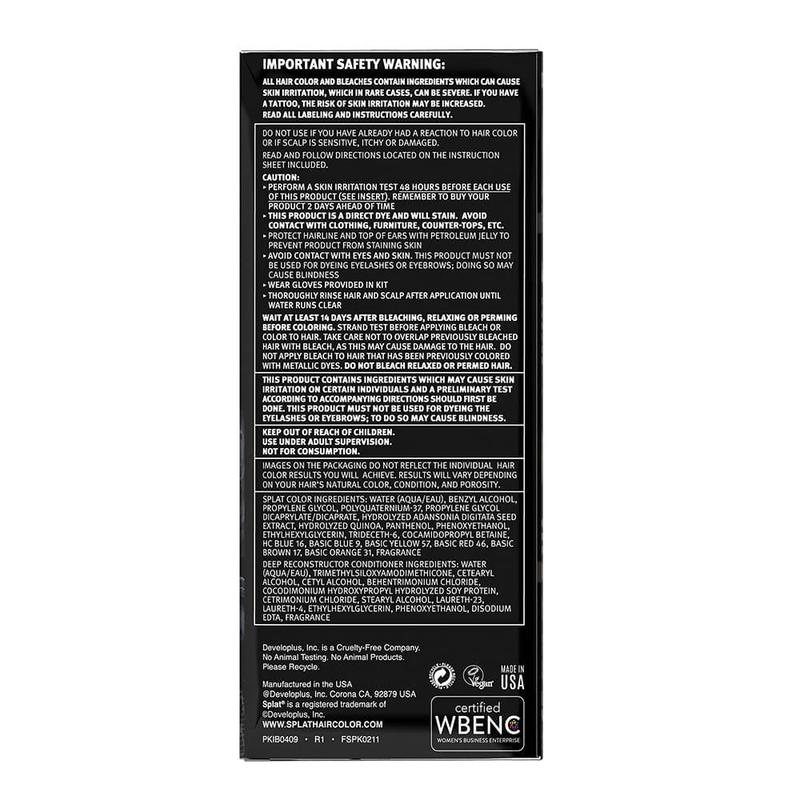 Midnight Onyx No Bleach Black Semi-Permanent Hair Dye Kit