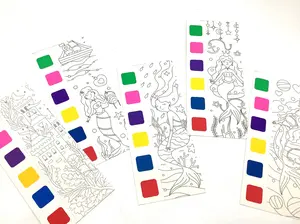 Mermaid Tea Party Coloring