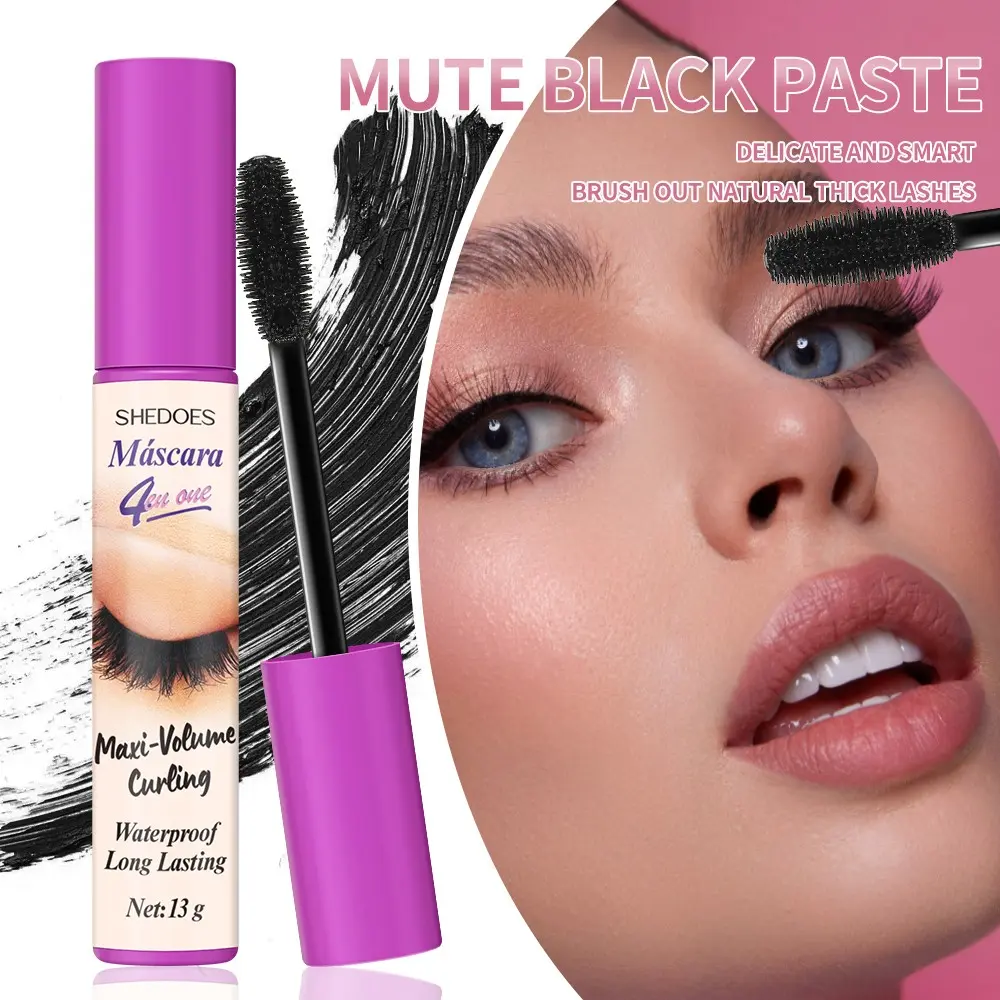 Waterproof Long-Lasting, Volumizing Curling Eyelash Makeup, Lash Extensions Mascara, Waterproof Volume Mascara, Voluminous Mascara, Longwear Mascara, Smudge Proof Natural Look, Perfect for Daily Use & Special Occasions