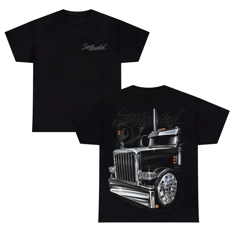 Stay Loaded Semi Truck T-Shirt, Vintage 18 Wheeler Graphic Tee, Big Rig Trucker Shirt, Truck Enthusiast Gift