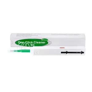 Fiber Optic Cleaner, Fiber Optic Cleaning Pen with 800+ Cleans for 2.5mm SC/ST/FC Push Type - Fiber End  & Optical Connector Cleaner with Added Protection Case (SC/ST/FC)