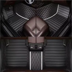Custom Car Floor Mat, Weather Tech Mats For Cars, For Skoda Yeti 2013~2014 Nissan X Trail T32 2014~2020 Chevrolet Orlando 2018~2020 Left/Right-hand Drive Auto Interior Accessories Stripe Styling Carpet Waterproof Design Full Coverage