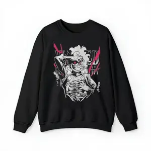 Monkey D Luffy Gear 5 T-shirt Sweatshirt, OP Sweatshirt, Anime Sweatshirt, Vintage Sweater Tshirt Sweatshirt