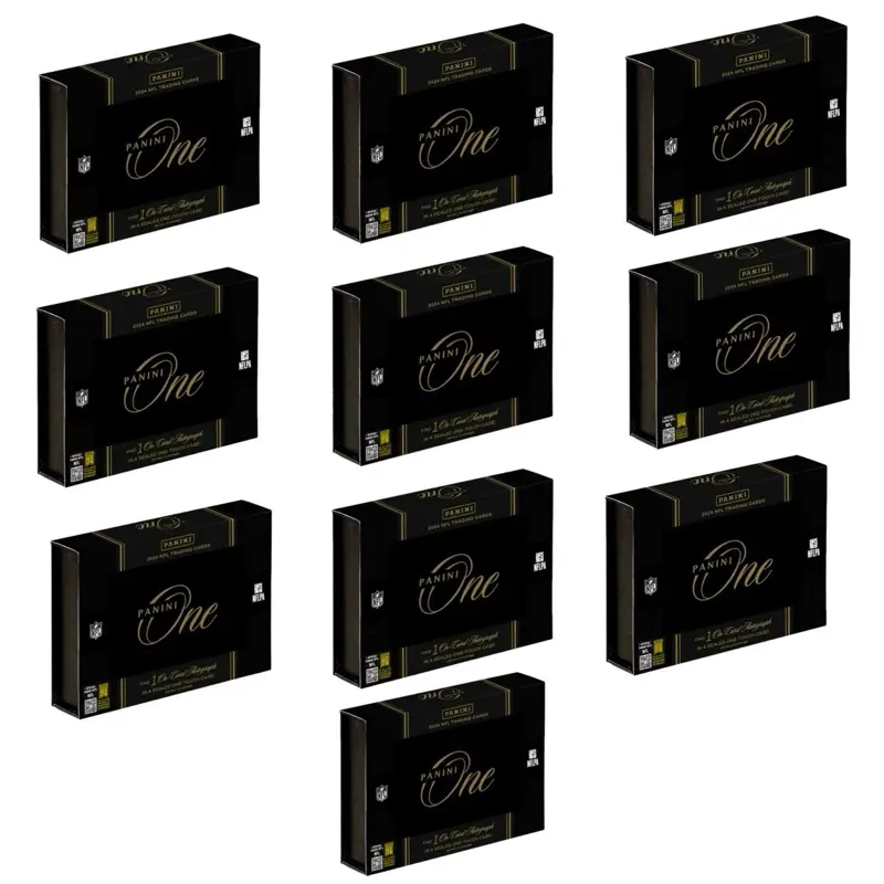 #5 Pick Your Team 1/2 Case 2024 Panini One Football Hobby 10 Box Card Break