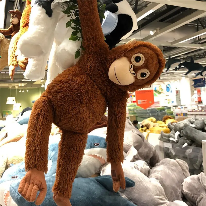 Monkeys Plush Toy Dolls, Long Arm Monkey Stuffed Animal, Soft Fabric Toys for Kids, Adorable Playthings