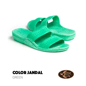 Pali Hawaii Classic Jandal Green Two Straps Adult Sandals