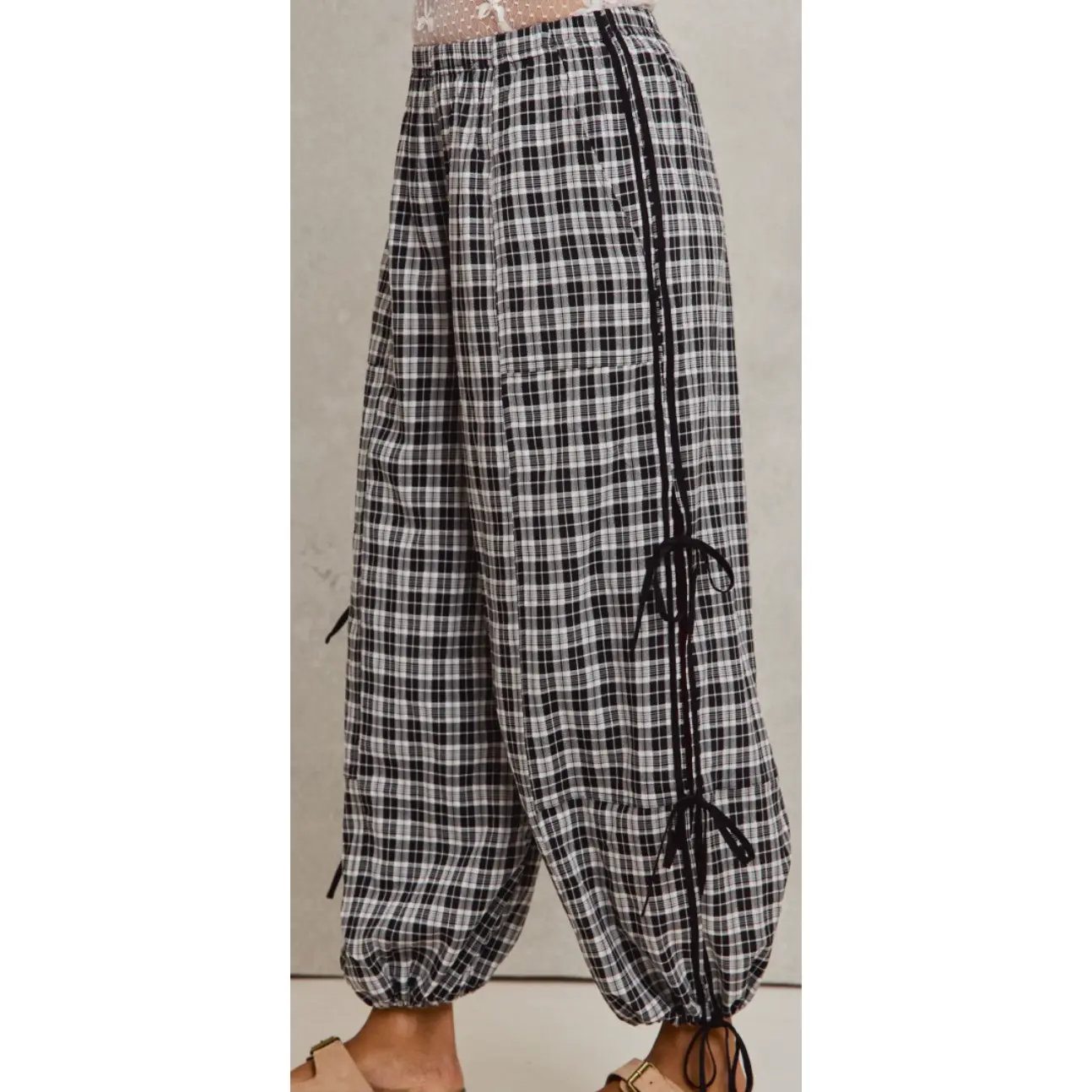 Checkered Plaid Joggers