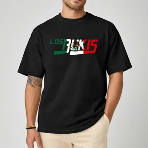 Los Bukis Comfort Color Letter Printed Tee Ring-Spun Cotton Soft-Washed T-Shirt Trendy Tops Perfect Gift