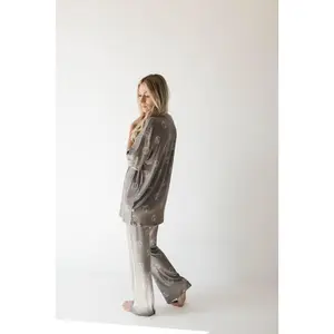 Short Sleeve Women's Bamboo Pajama | Sage Yin Yang