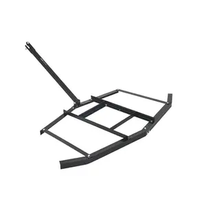 VEVOR Drag Harrow, 66" Width Tow Behind Drag Harrow, Q235 Steel Driveway Grader with Adjustable Bars & Pin Hitch, Support up to 50 lbs, Tractor Driveway Harrow for ATVs, UTVs, Garden Lawn Tractors Folding Trolley Folding Wagon