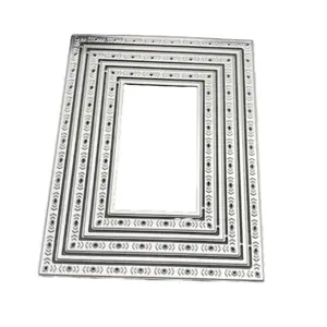 Metal Cutting Dies Frame Embossing Tool, 1pc Scrapbooking Paper Die-Cut Template, Ideal for DIY Craft Projects & Album Making