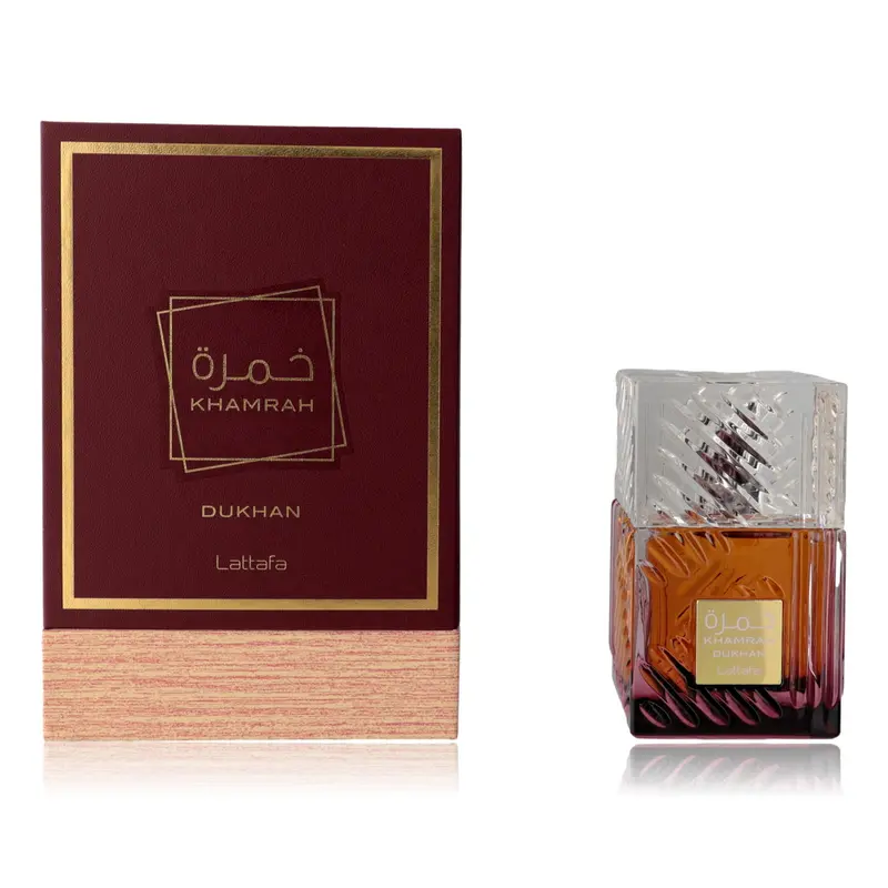 Lattafa Khamrah Dukhan Unisex Arabian Fragrance, 3.4 oz EDP Spray, 3.4 Fl Oz