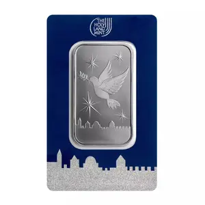 Holy Land Mint Dove of Peace 1 oz Silver Bar - In Assay Card
