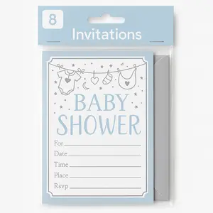 Elegant Floral Baby Shower Invitation